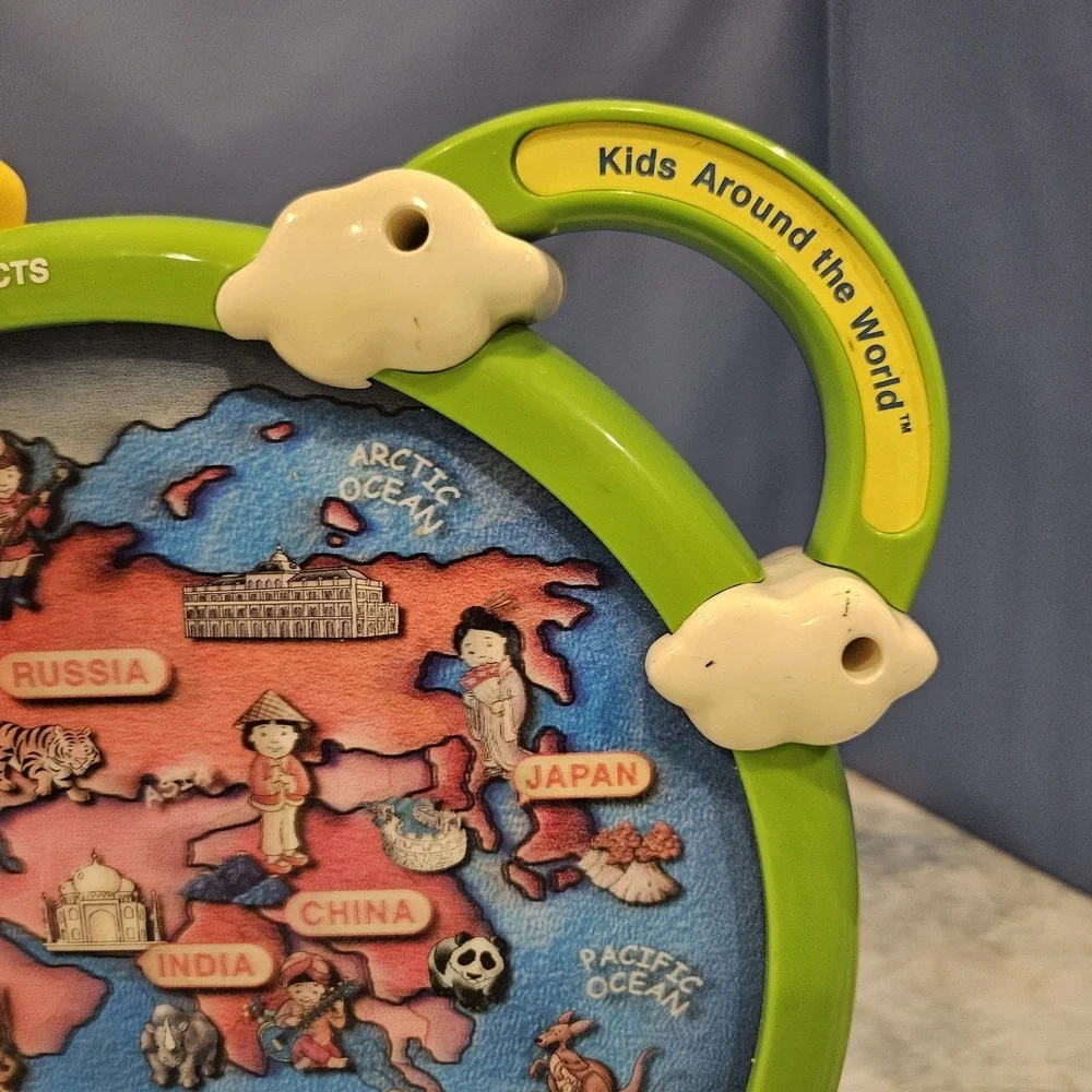 Mattel Kids Around The World See 'N Say Touchscreen Learning Toy 2000‎ WORKING